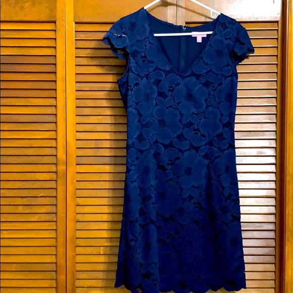 Lilly Pulitzer cap sleeve lace dress - Picture 3 of 3